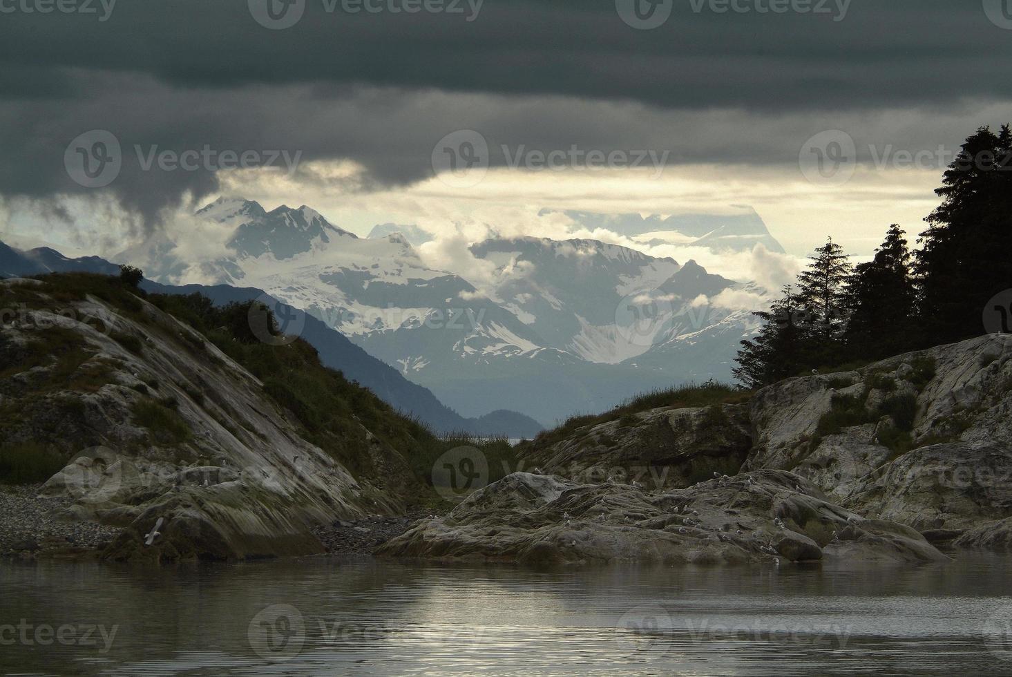 Marble Islands and Mountains, Glacier Ba photo