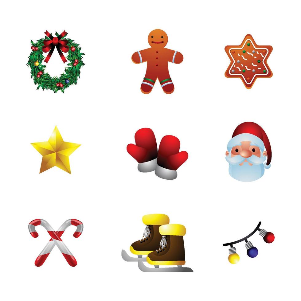 Christmas Icon Concept vector