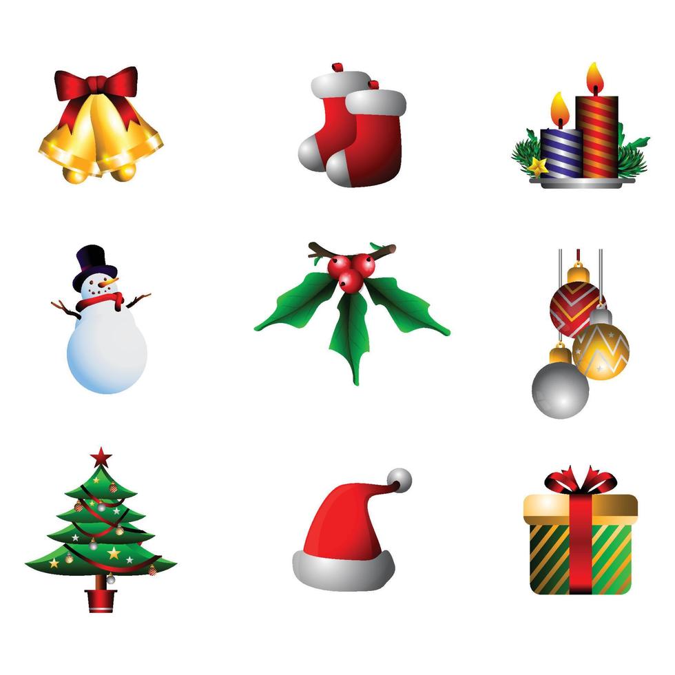 Christmas Icon Concept vector