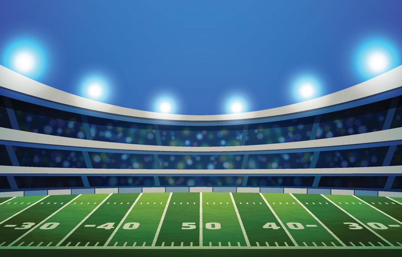 Super Bowl Stadium Background vector