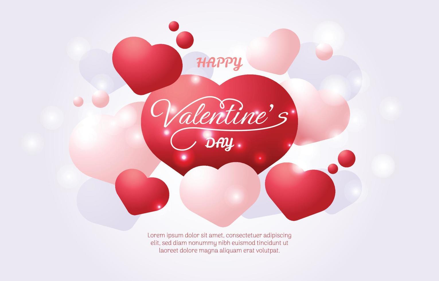 Valentines Day Background vector