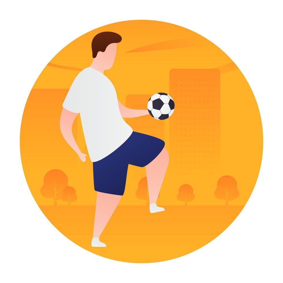 Trendy Football Concepts vector