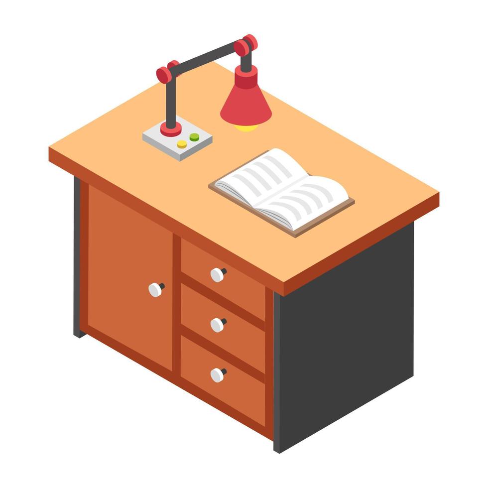 Study Table Concepts vector