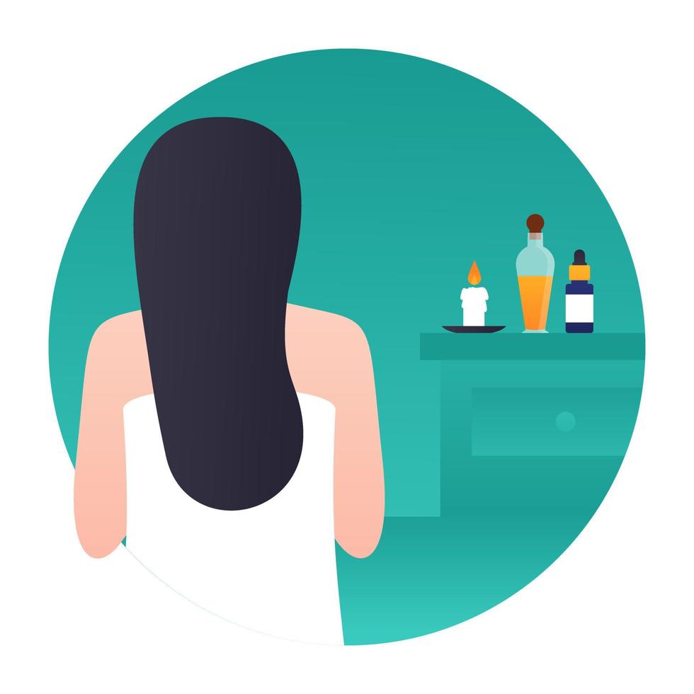 Trendy Spa Concepts vector