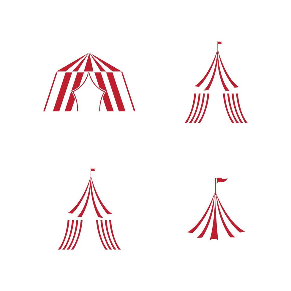 diseño de ilustración de vector de circo