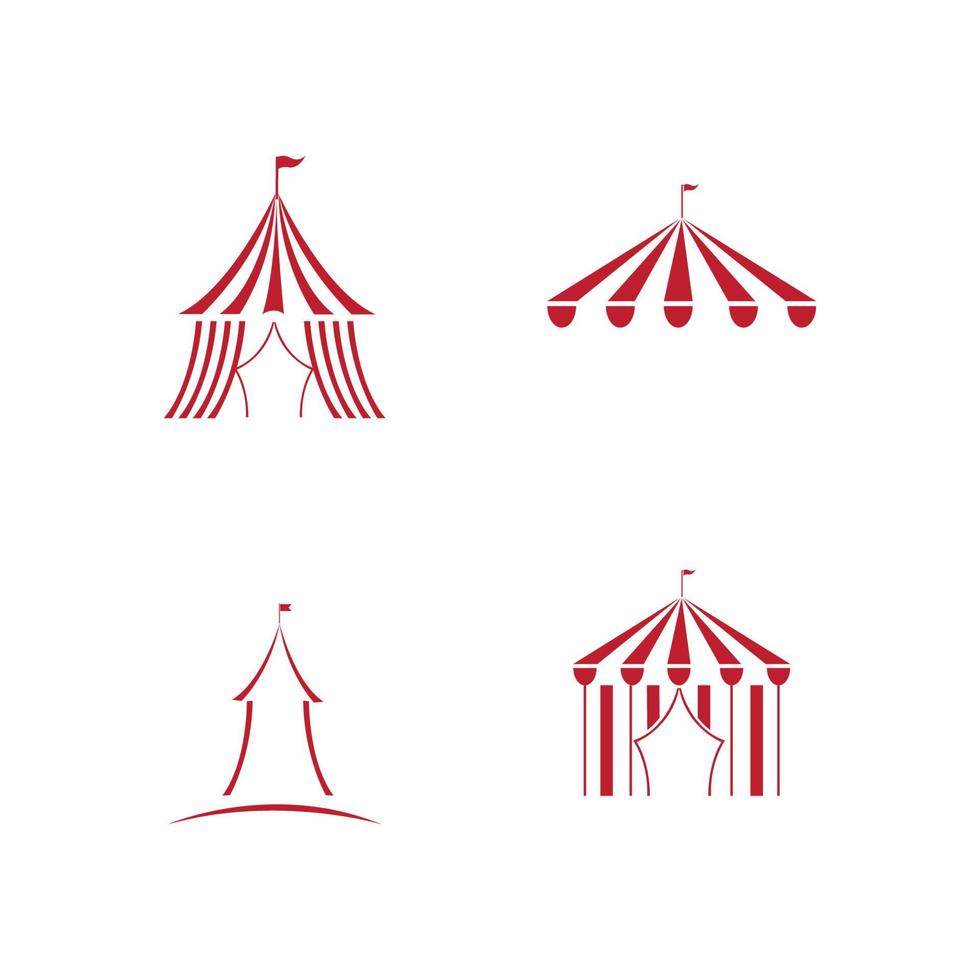 diseño de ilustración de vector de circo