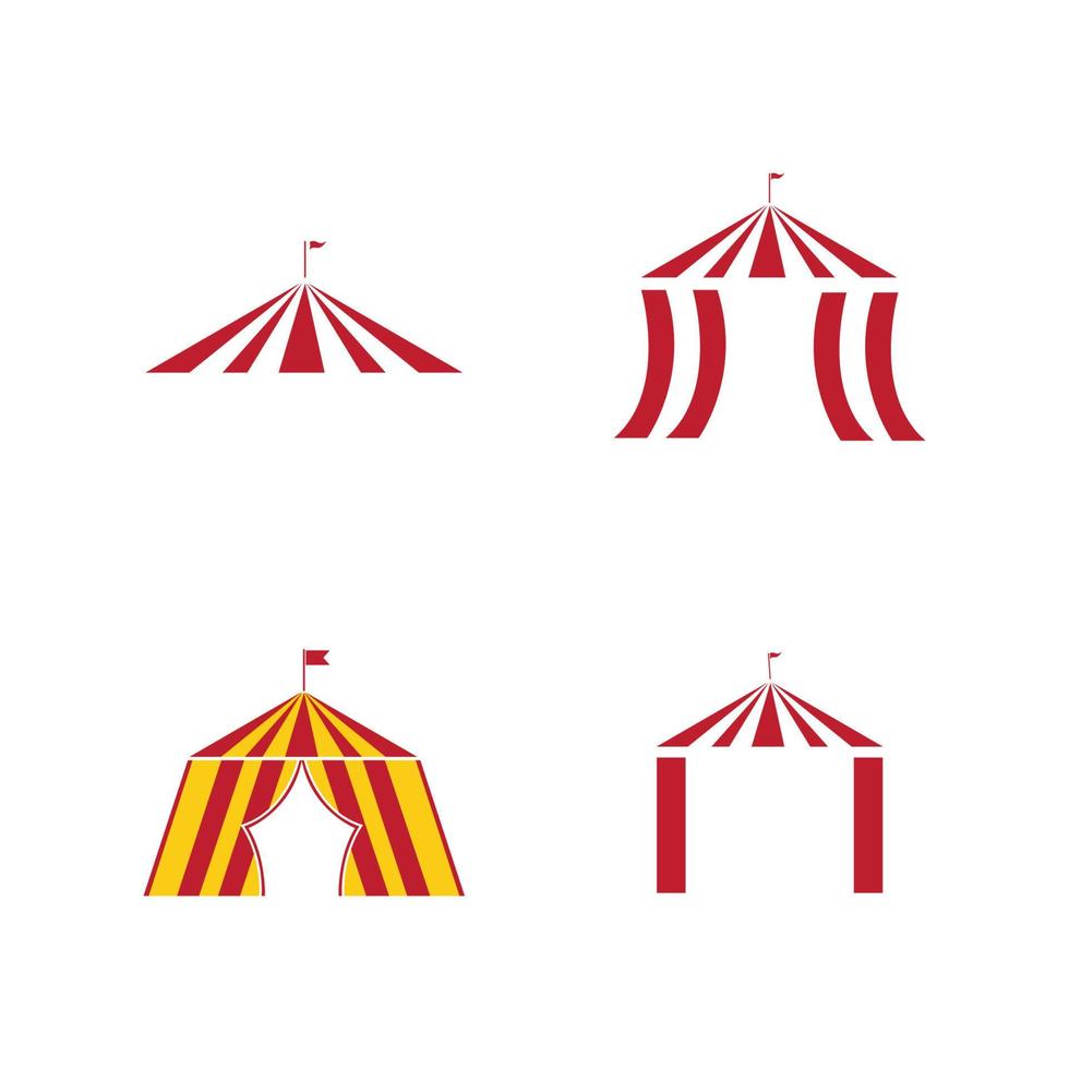 diseño de ilustración de vector de circo