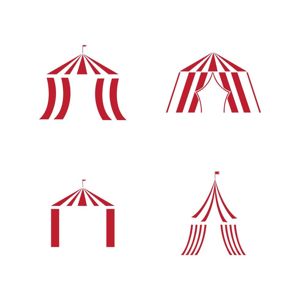 diseño de ilustración de vector de circo