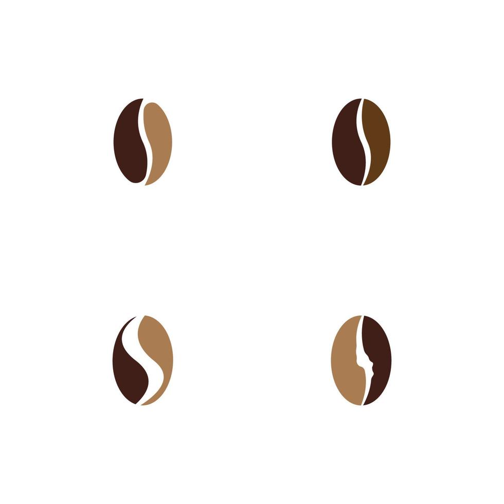 coffee bean icon vector