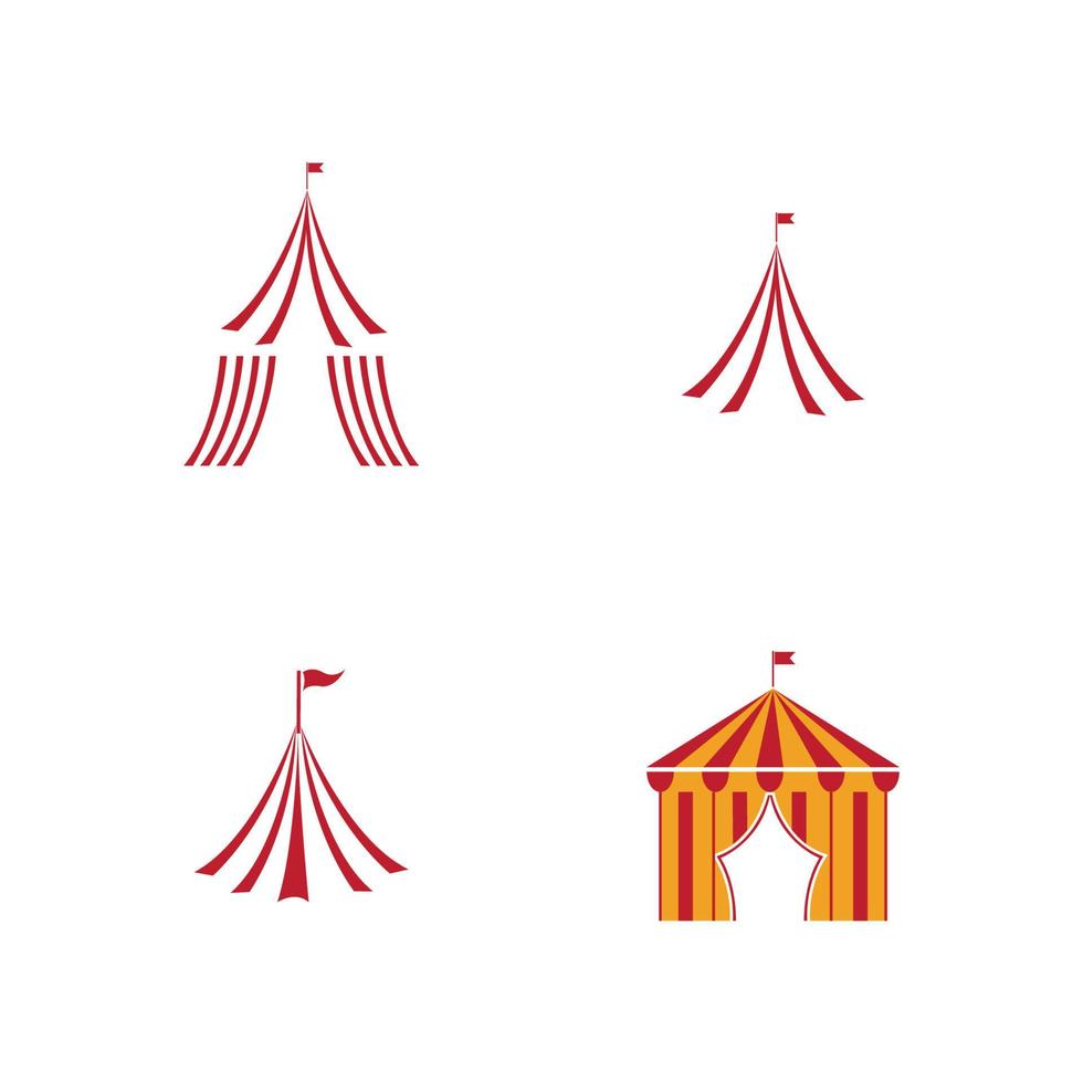 diseño de ilustración de vector de circo