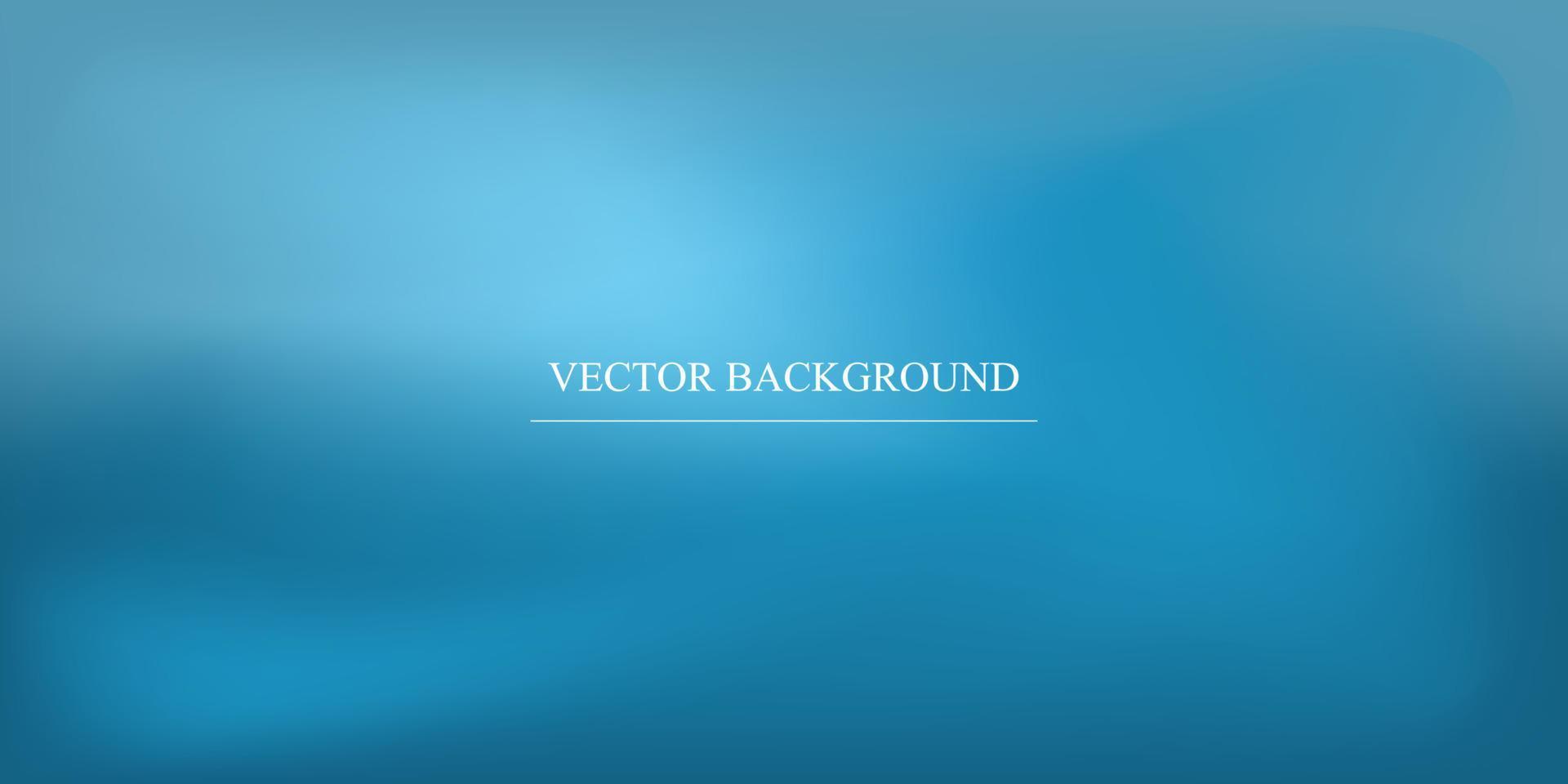 Abstract blurred gradient mesh background in blue colors. vector