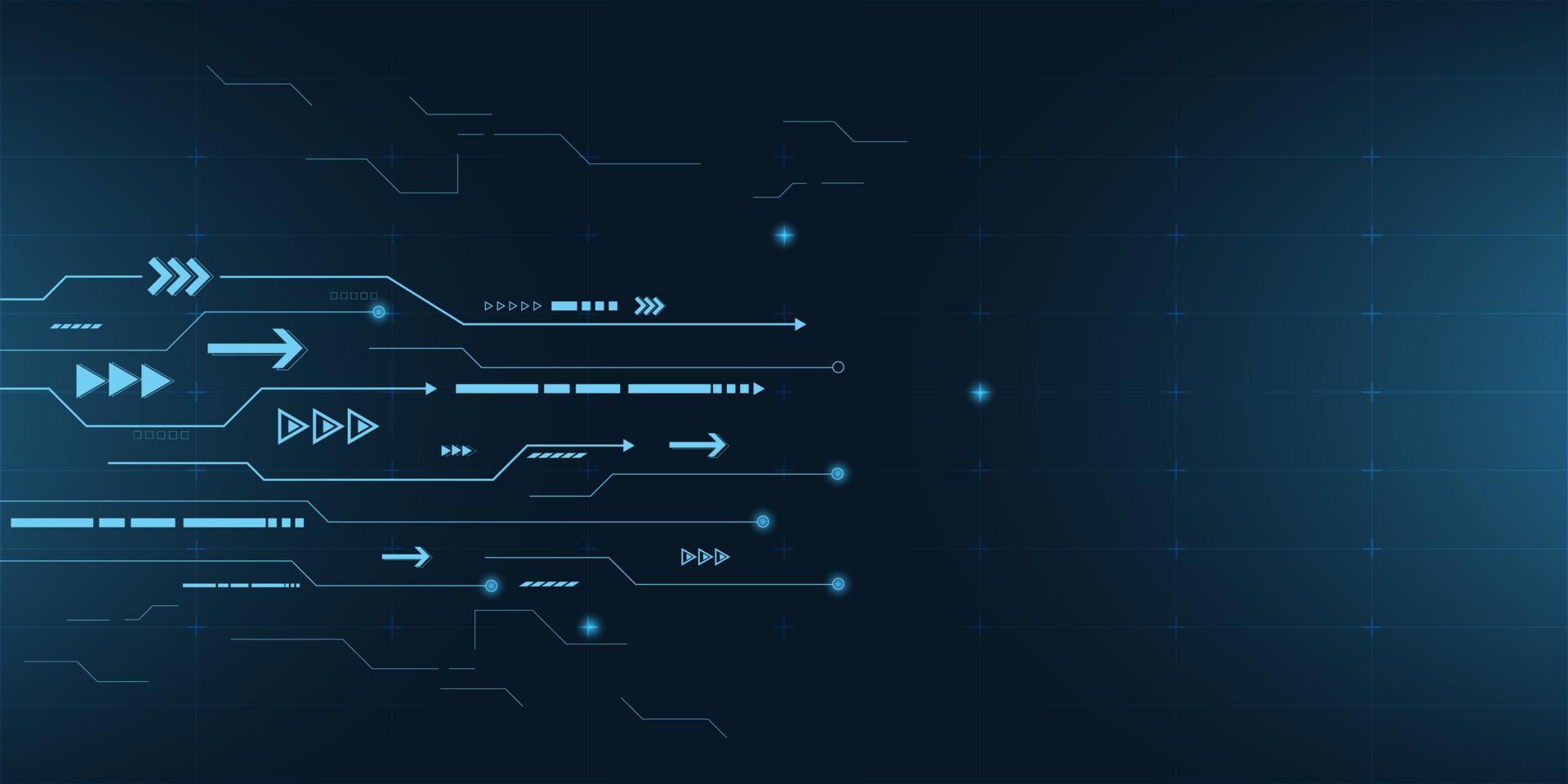 High tech technology.circuit line background. vector