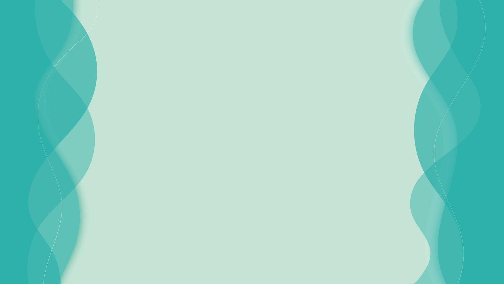 Minimal Abstract Geometric Cyan Blue Dynamic Wave Background. Good For Banner, Frame, Web Or Presentation vector