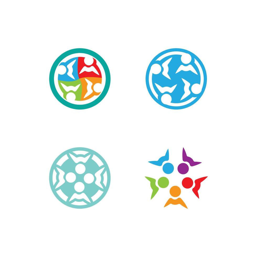 Community, network and social icon vector