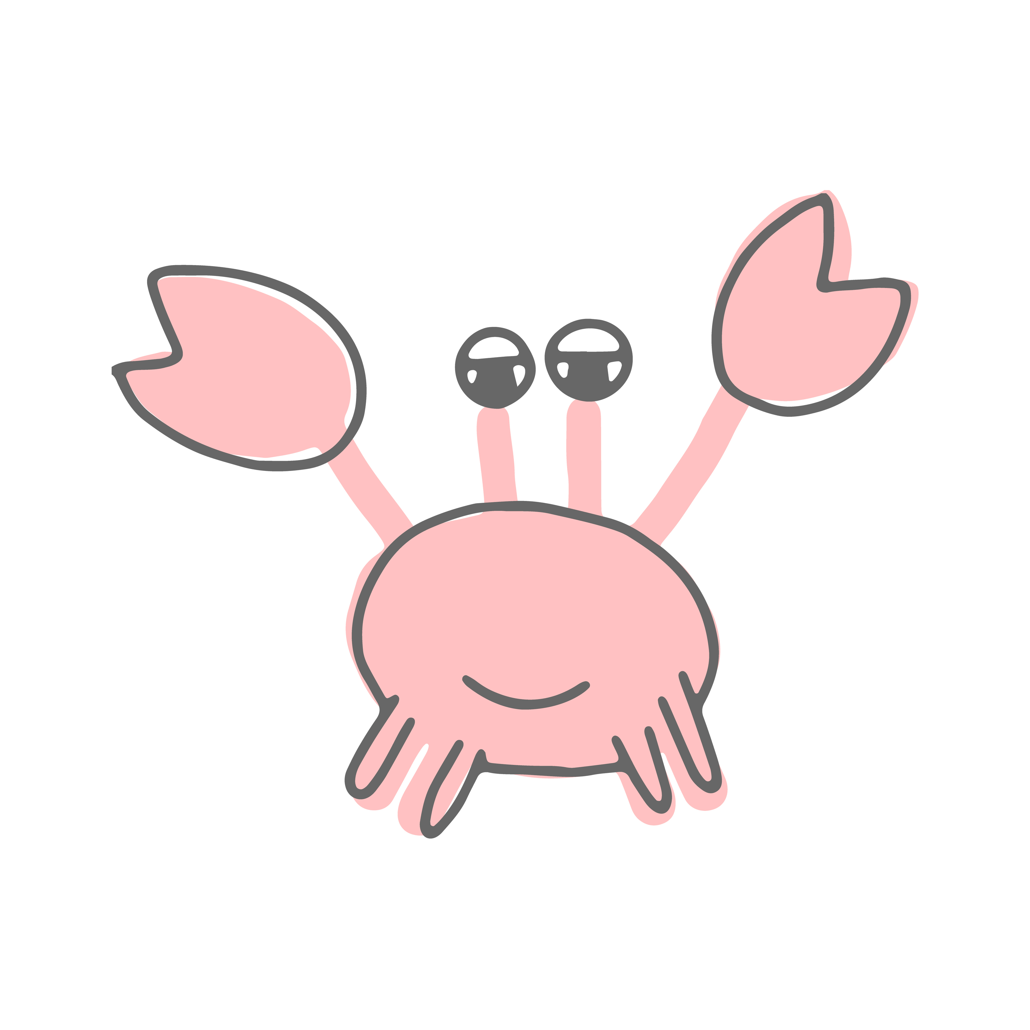 Cute cartoon pink crab drawing. Funny smiling crab character vector illustration. Doodles. 3988193 Vector Art at Vecteezy Cute cartoon pink crab drawing. Funny smiling crab character vector illustration. Doodles. 3988193 Vector Art at Vecteezy