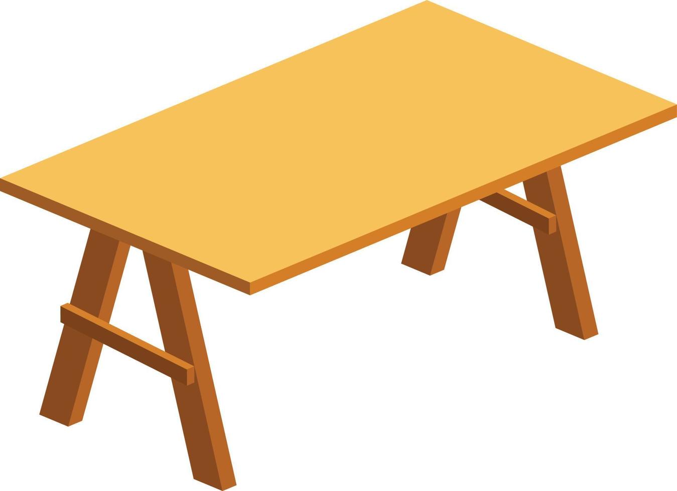 Table icon interior design vector art illustration