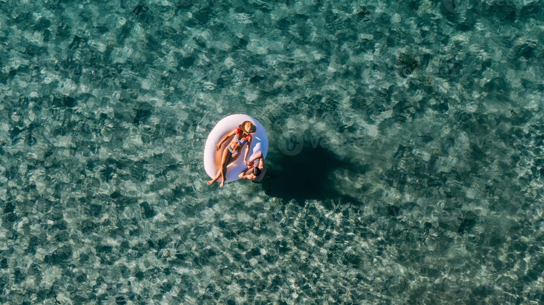 Relaxing in clear waters photo