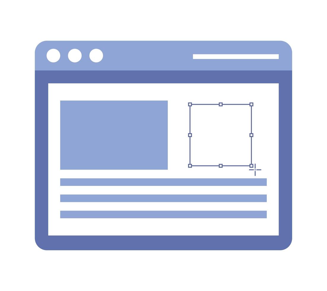 web page design vector