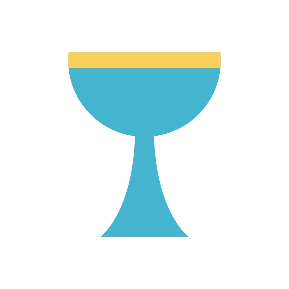 jewish goblet flat style icon vector design