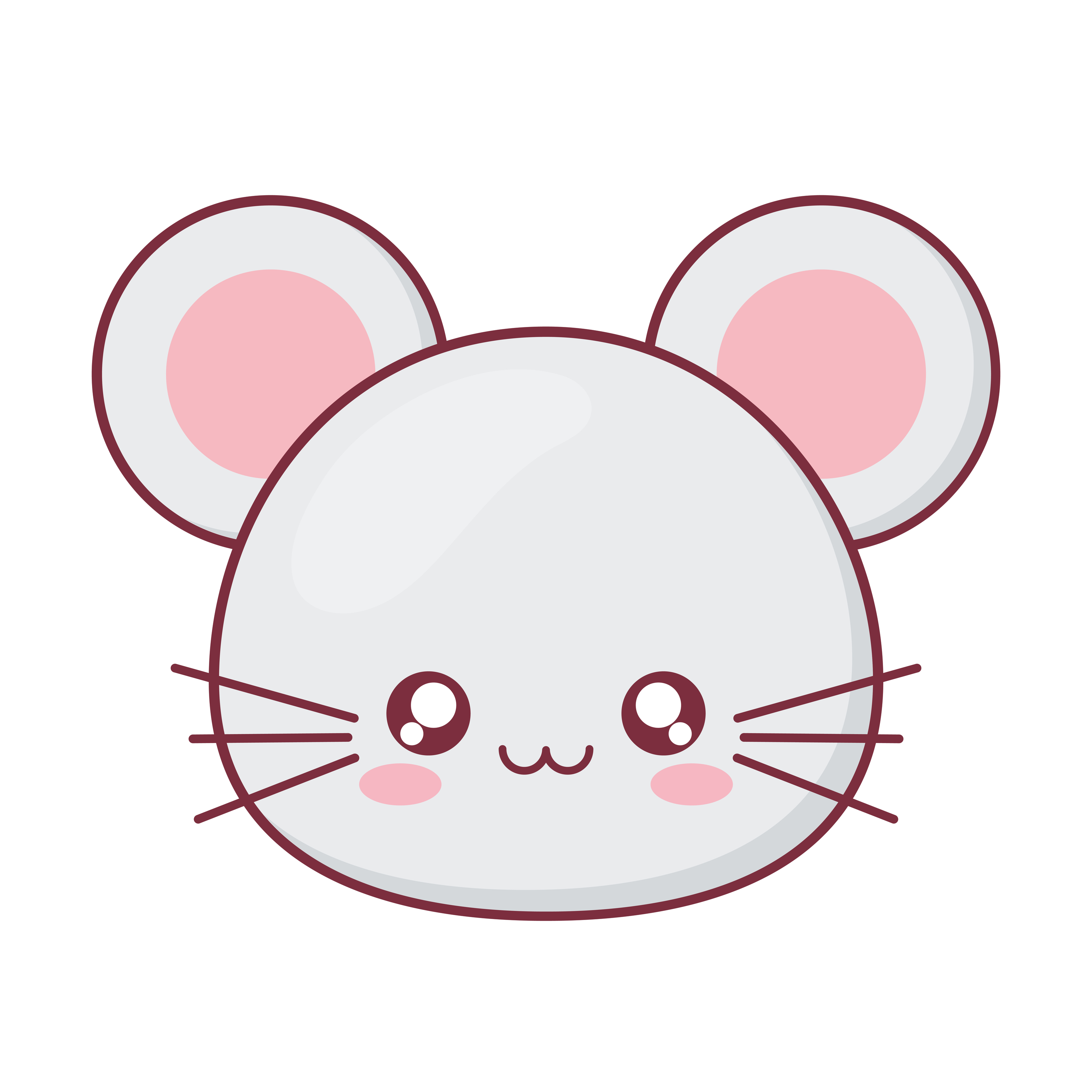Kawaii mouse animal cartoon vector design 4026870 Vector Art at Vecteezy
