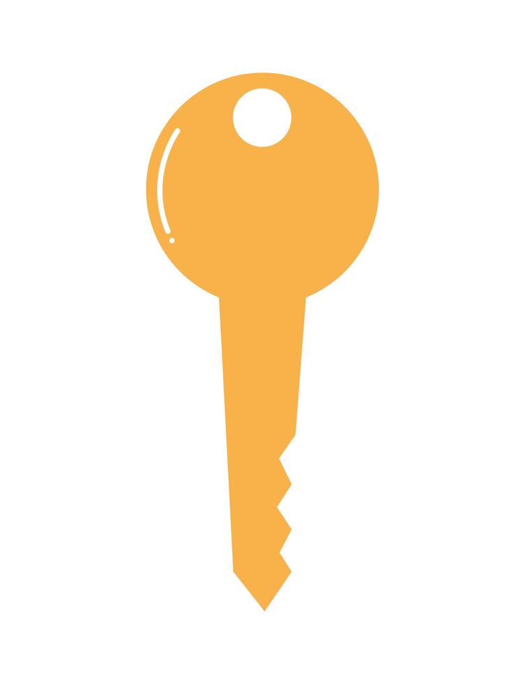 golden key design vector