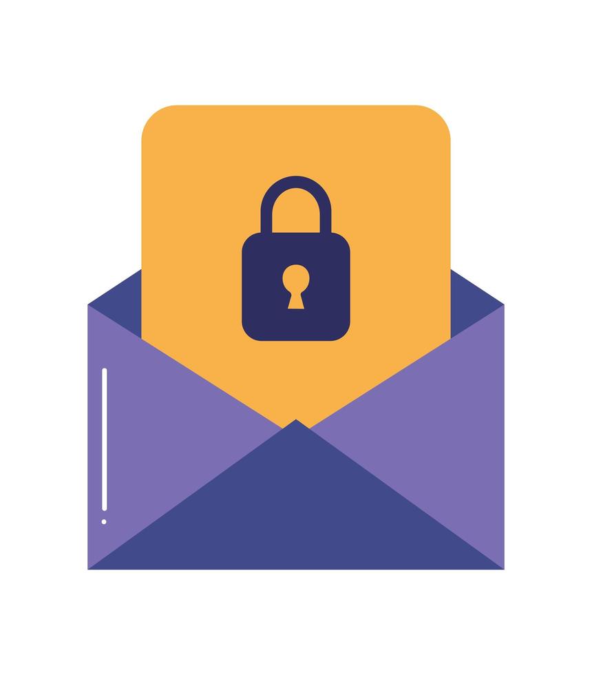 envelope with papper vector