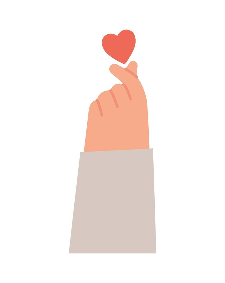 beautiful hand icon vector