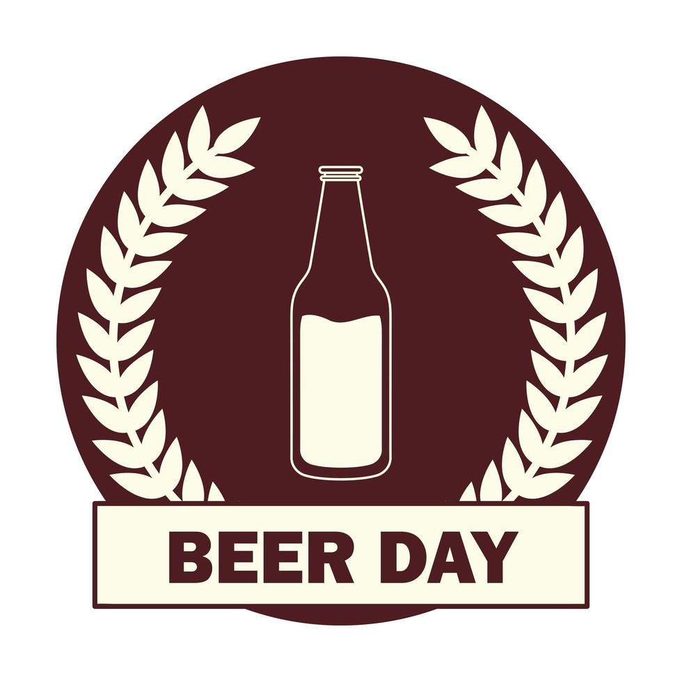 beer day design vector