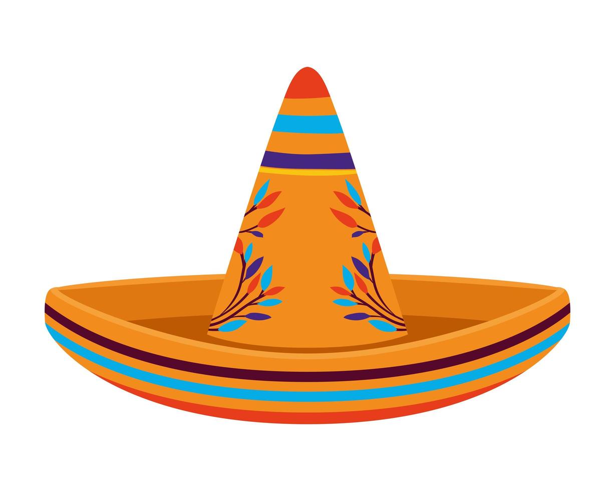 sombrero icon on white background vector