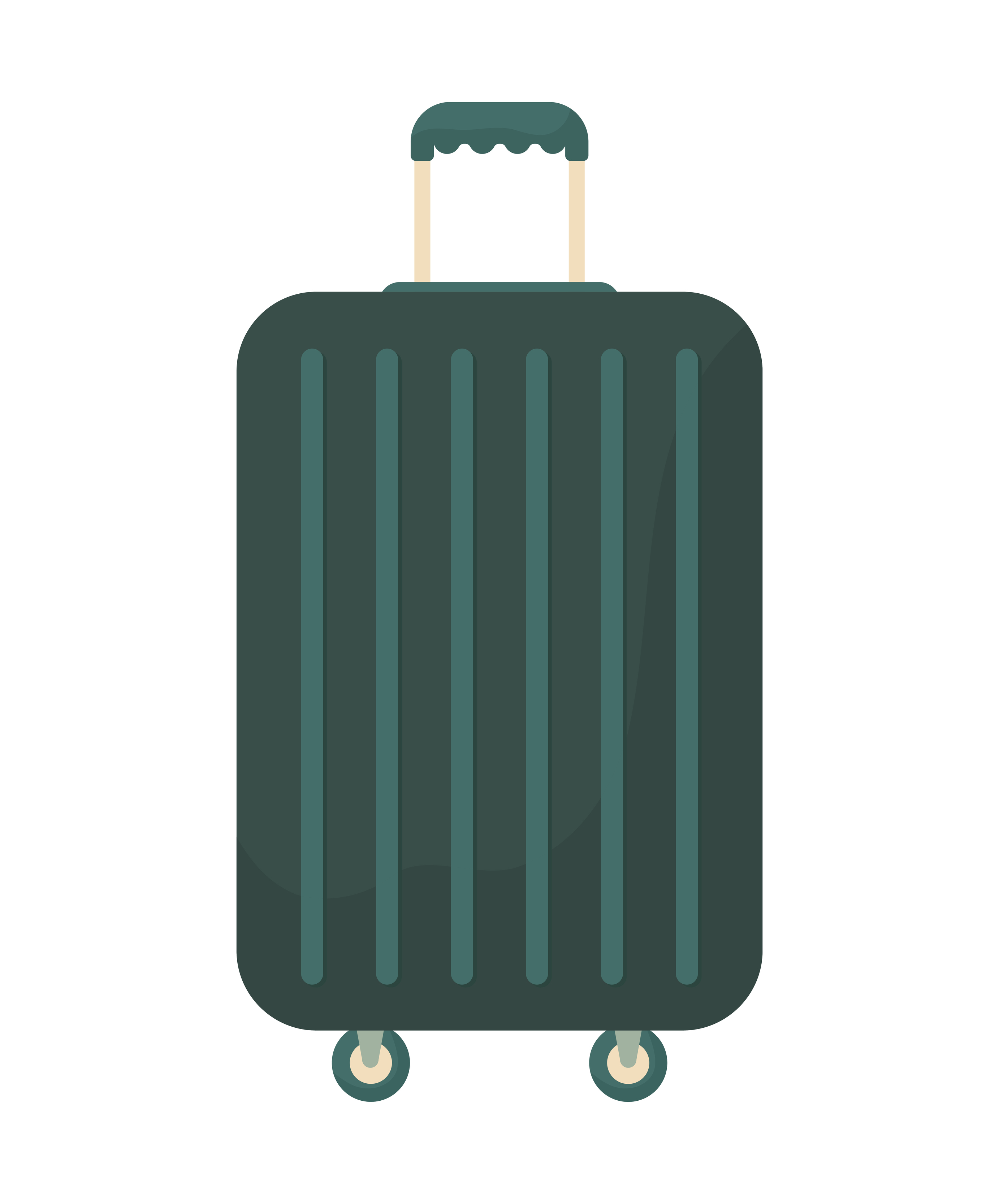 Trolley Bags Clipart