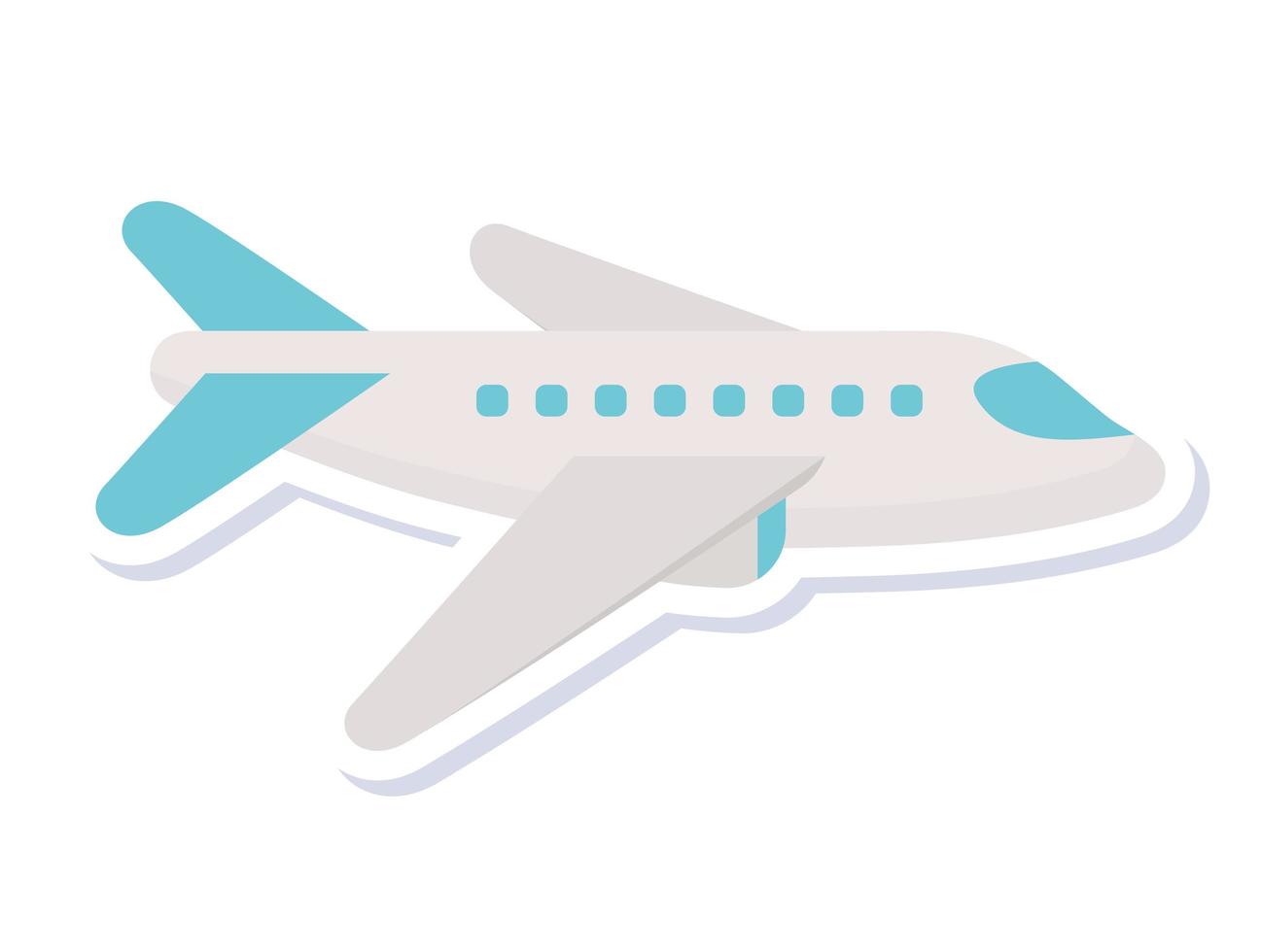 white aeroplane sticker 4027699 Vector Art at Vecteezy