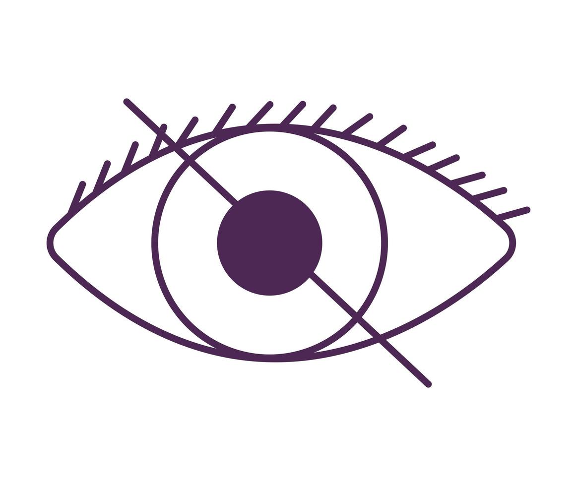 blind accessibility symbol vector
