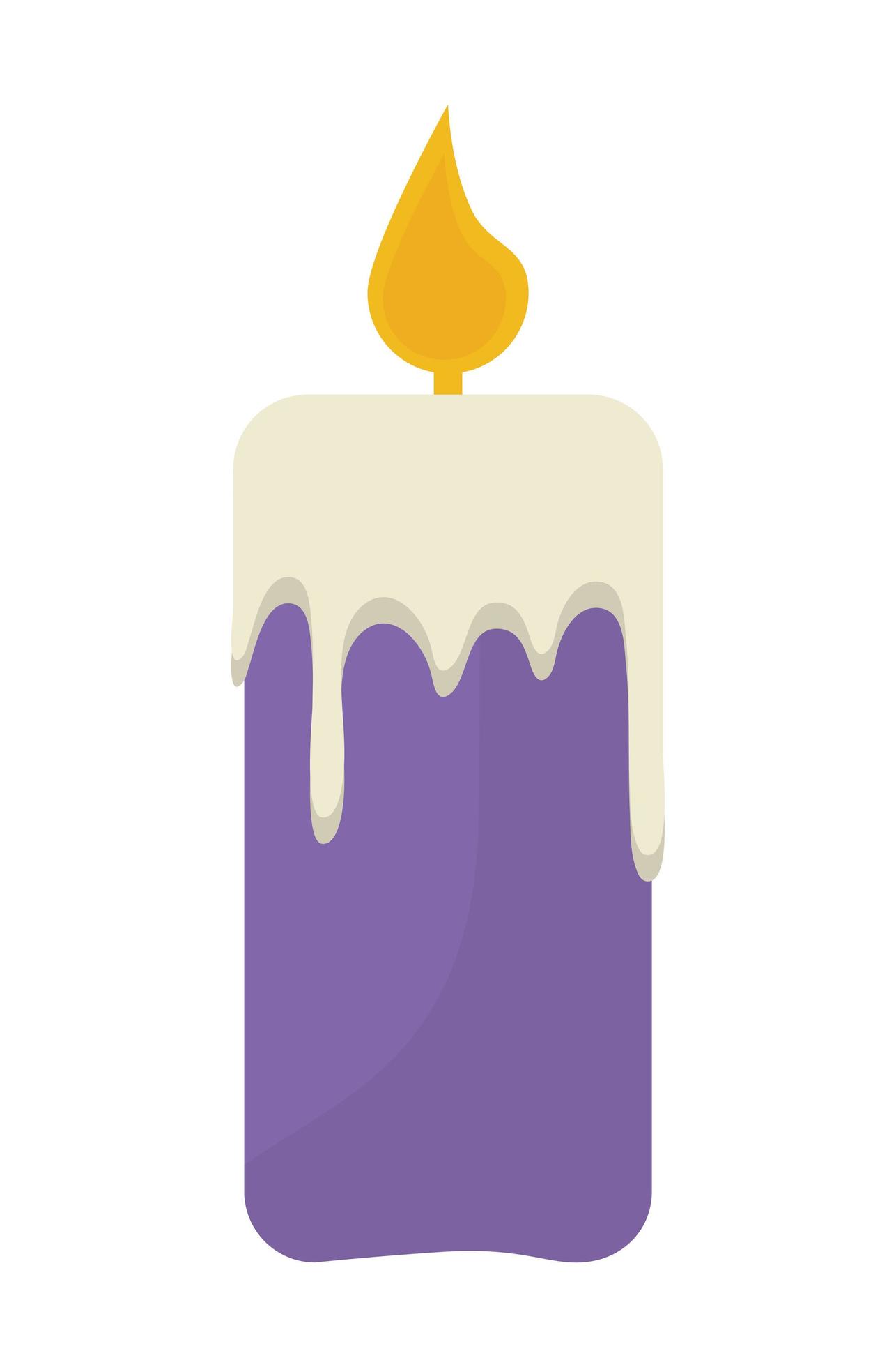 candle icon on white background 4027747 Vector Art at Vecteezy
