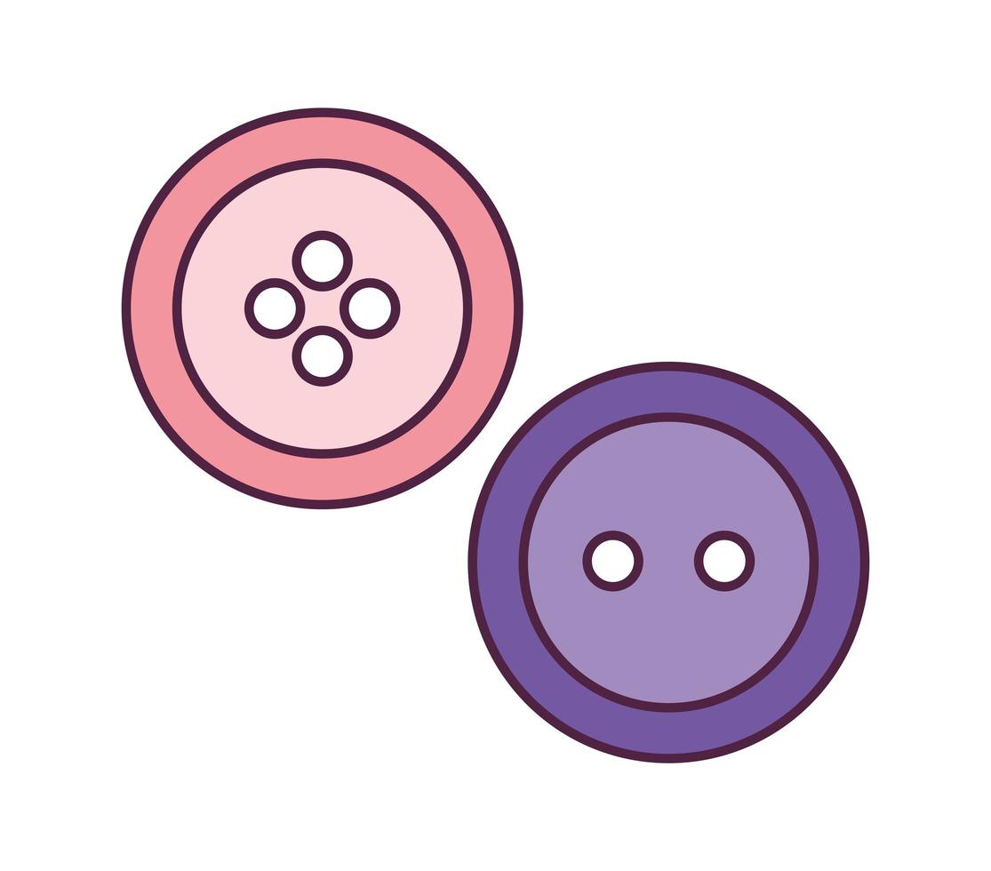 colored buttons illustration vector