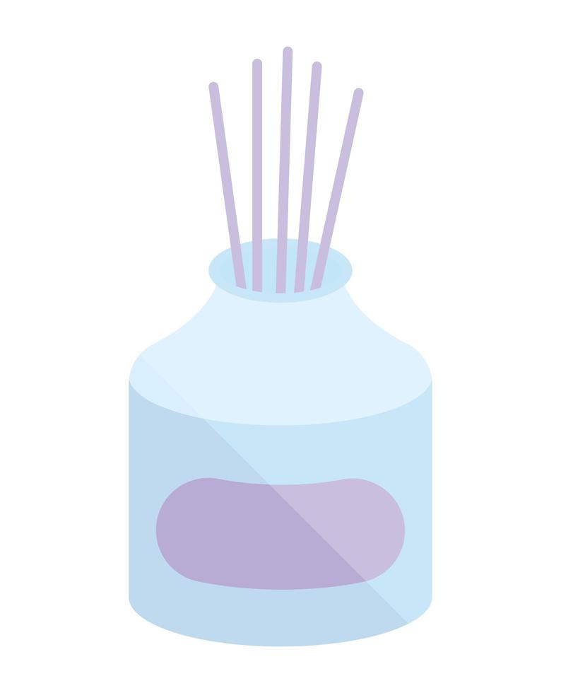 incense candle illustration vector