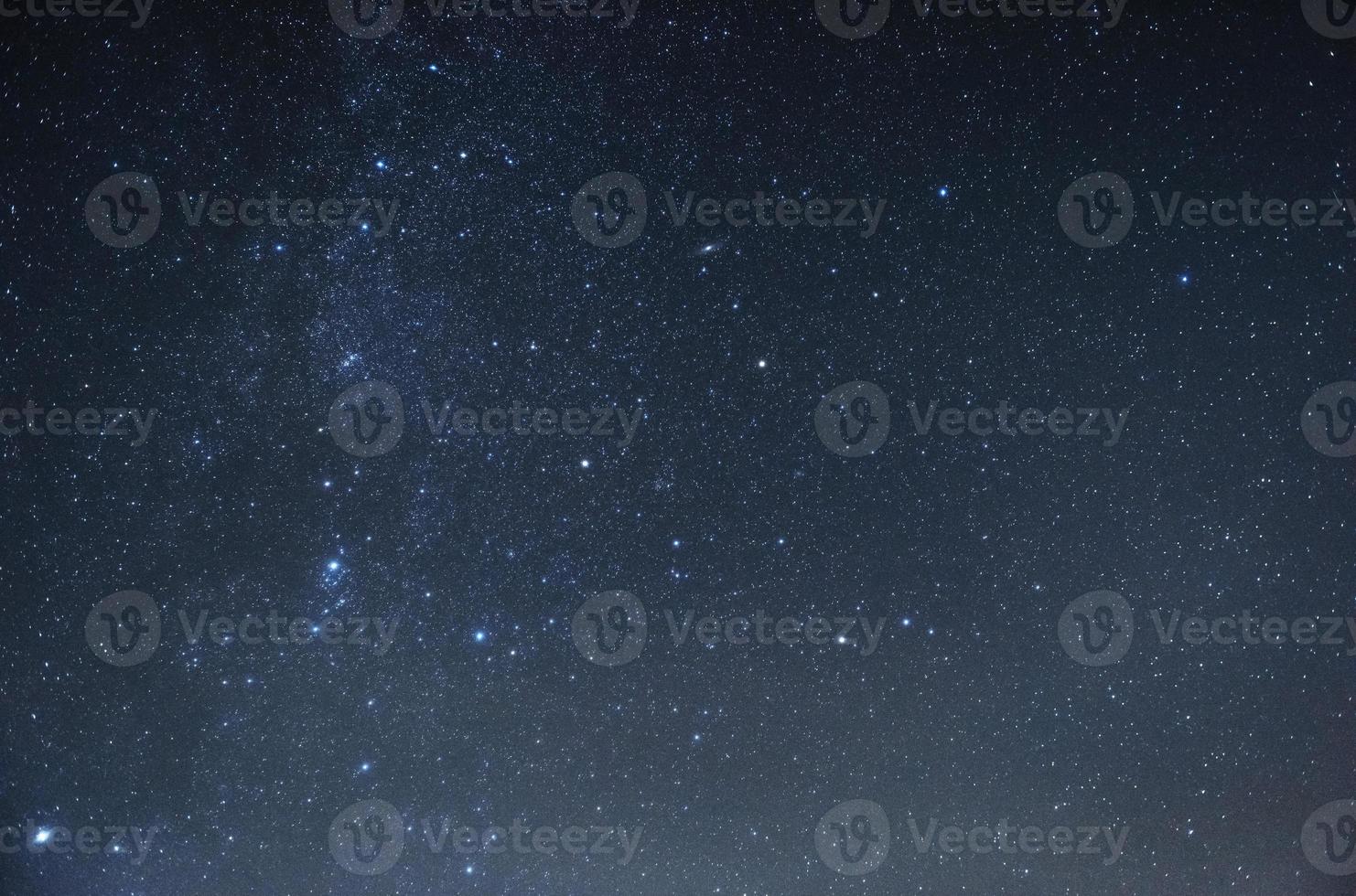 Photo of beautiful blue night sky filled with stars