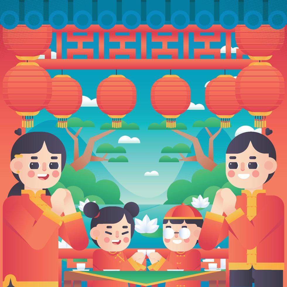 Chinese New Year Gong Xi Fa Cai vector