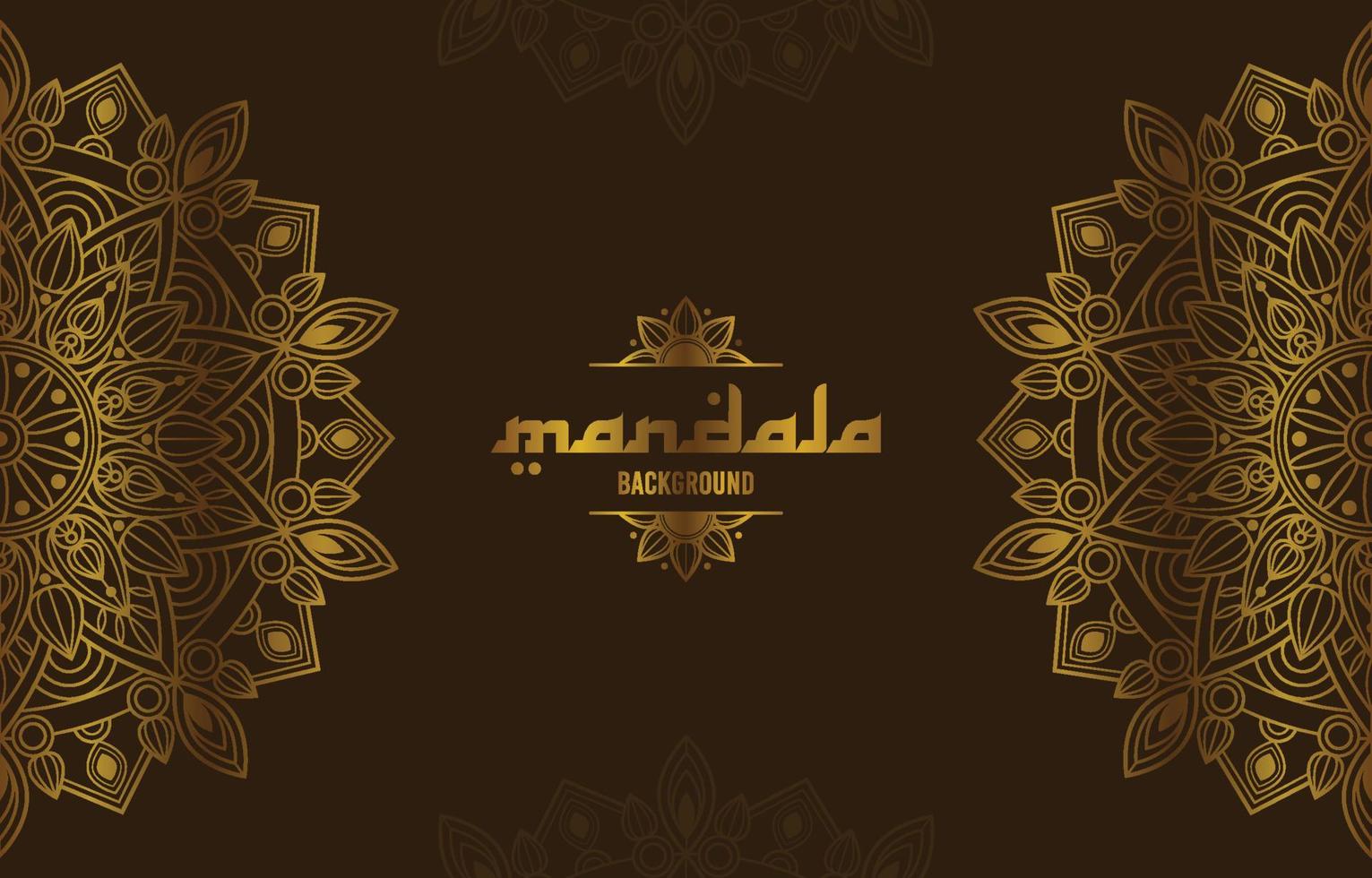 The Golden Mandala vector