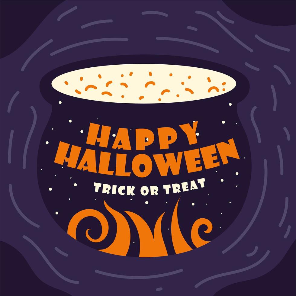 feliz celebración de halloween vector