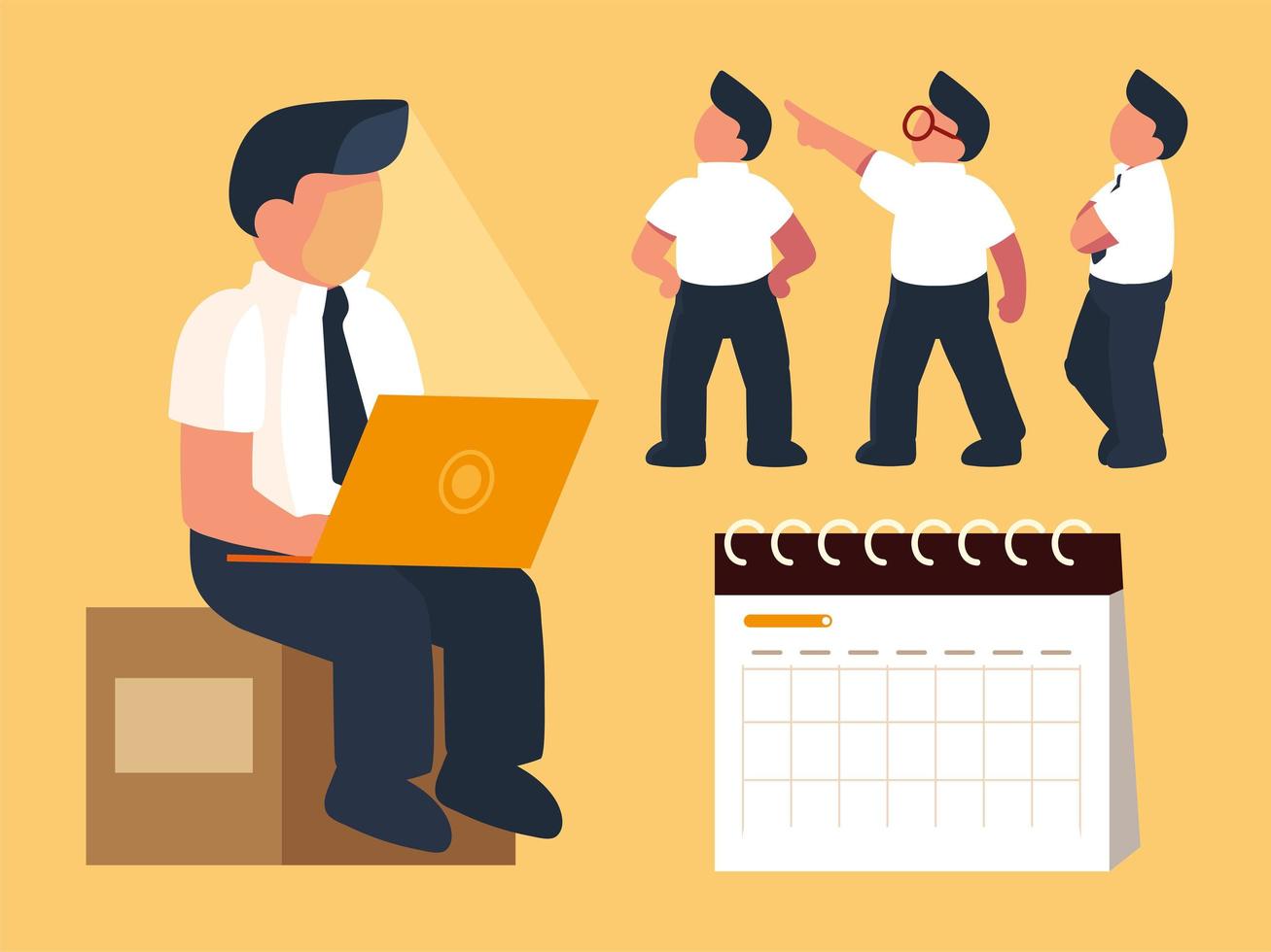 business plan icons set vector