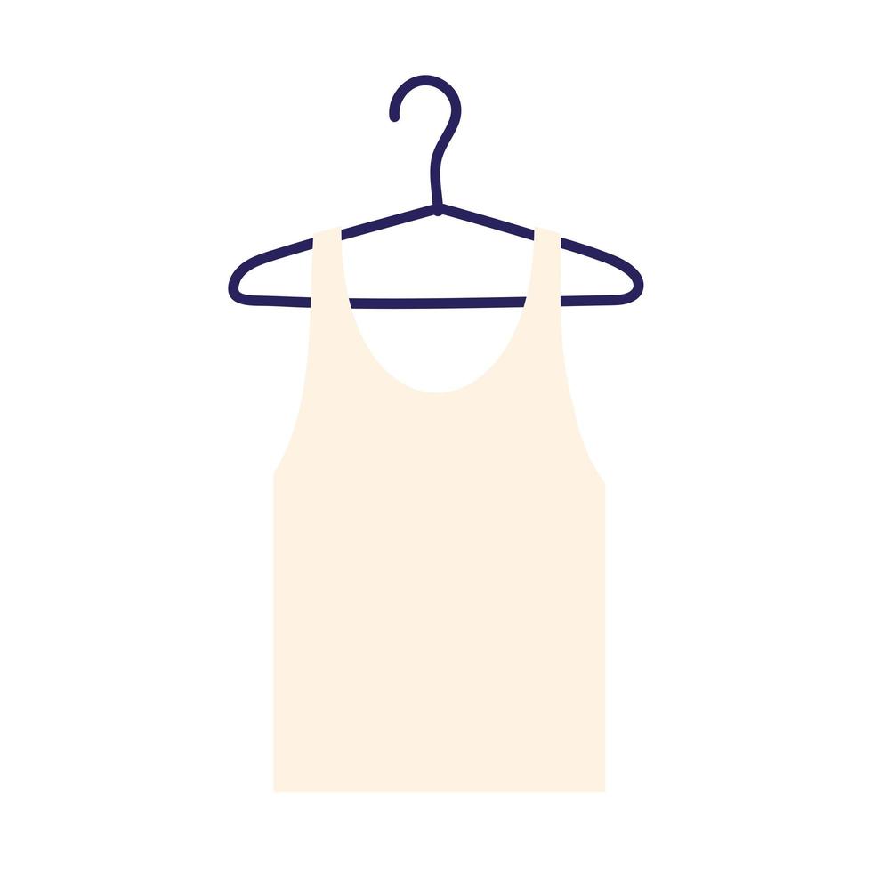 shirt in hanger vector