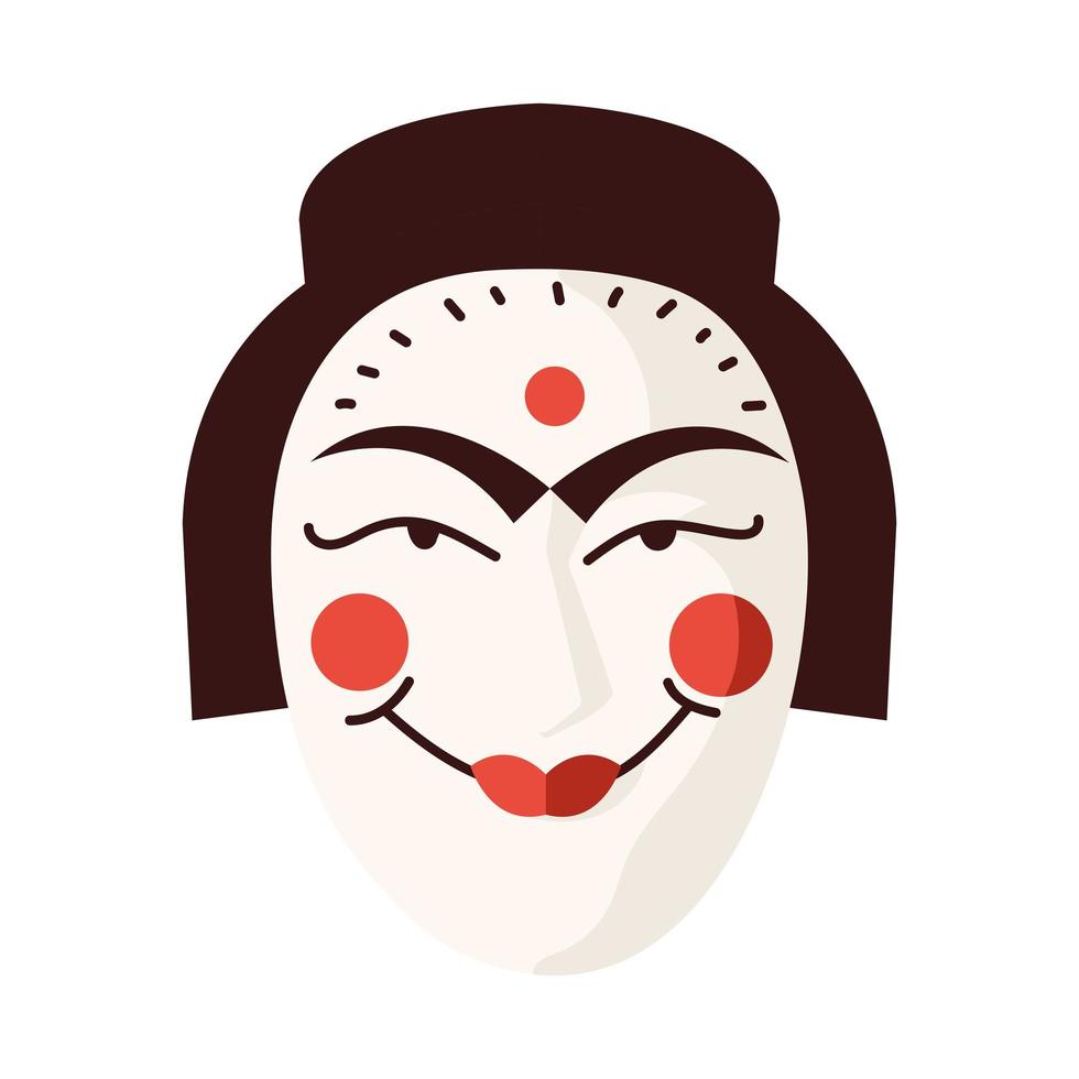 korean mask traditional 4057359 Vector Art at Vecteezy