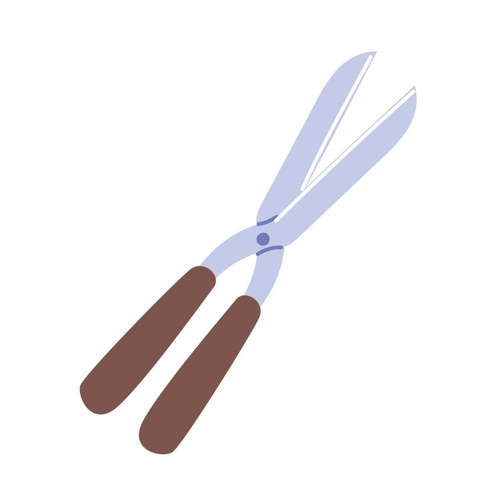 scissors gardening tool vector