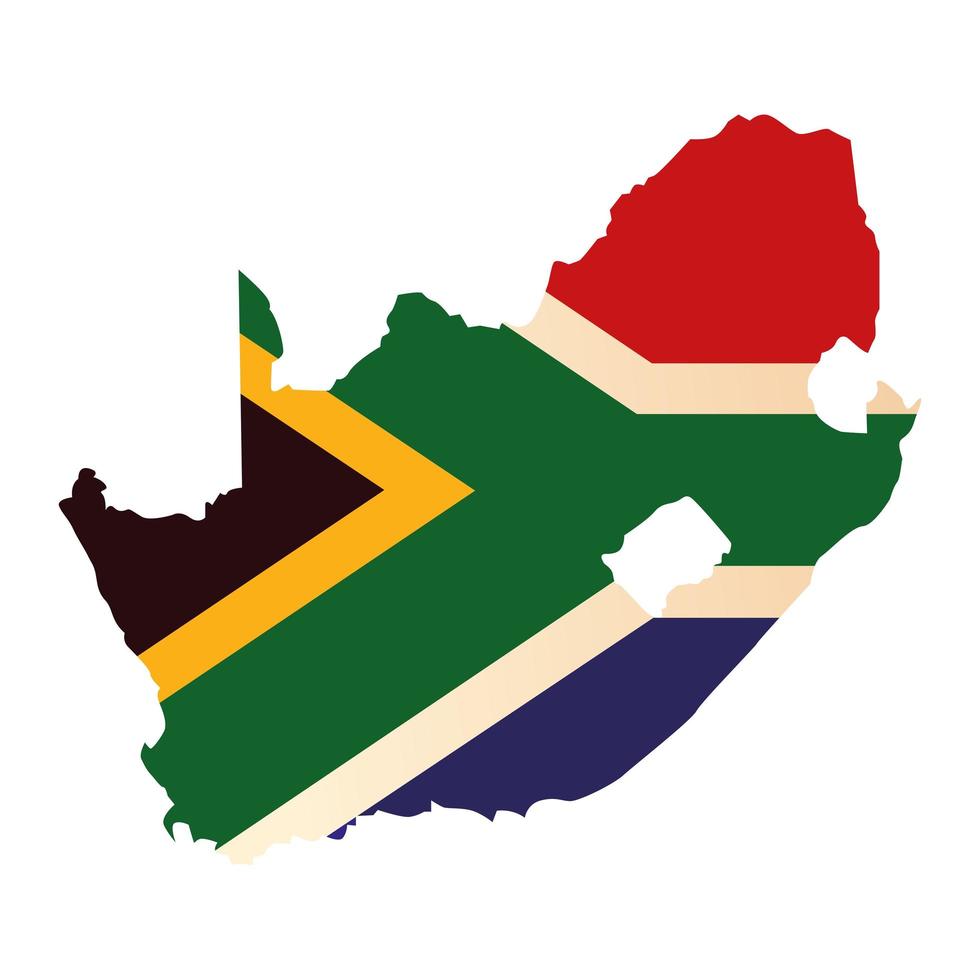 national south africa flag vector