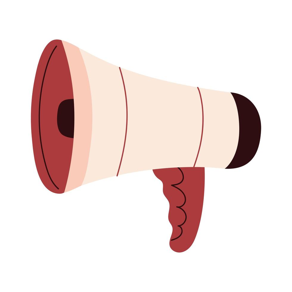 megaphone flat icon vector