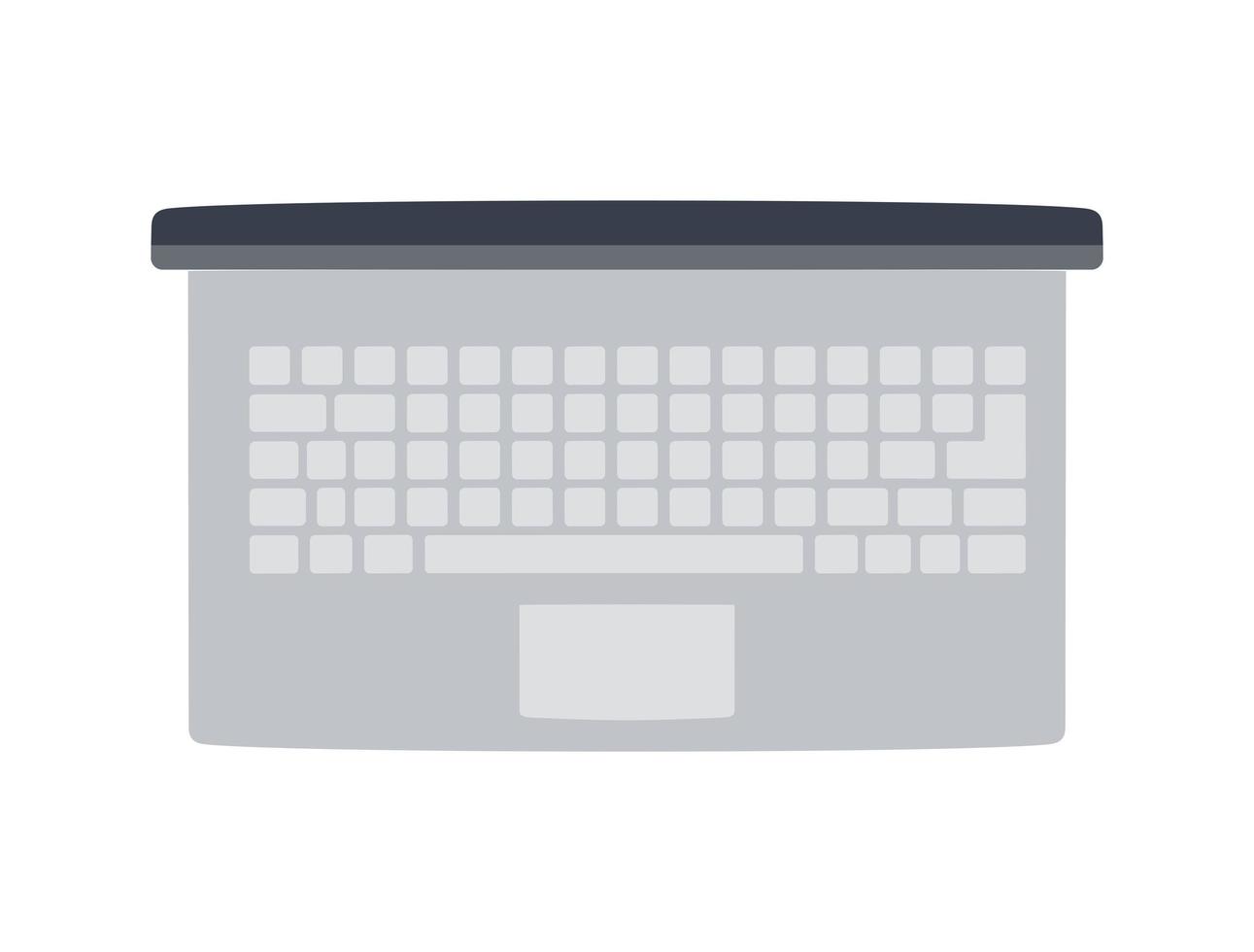 pretty laptop illustration vector