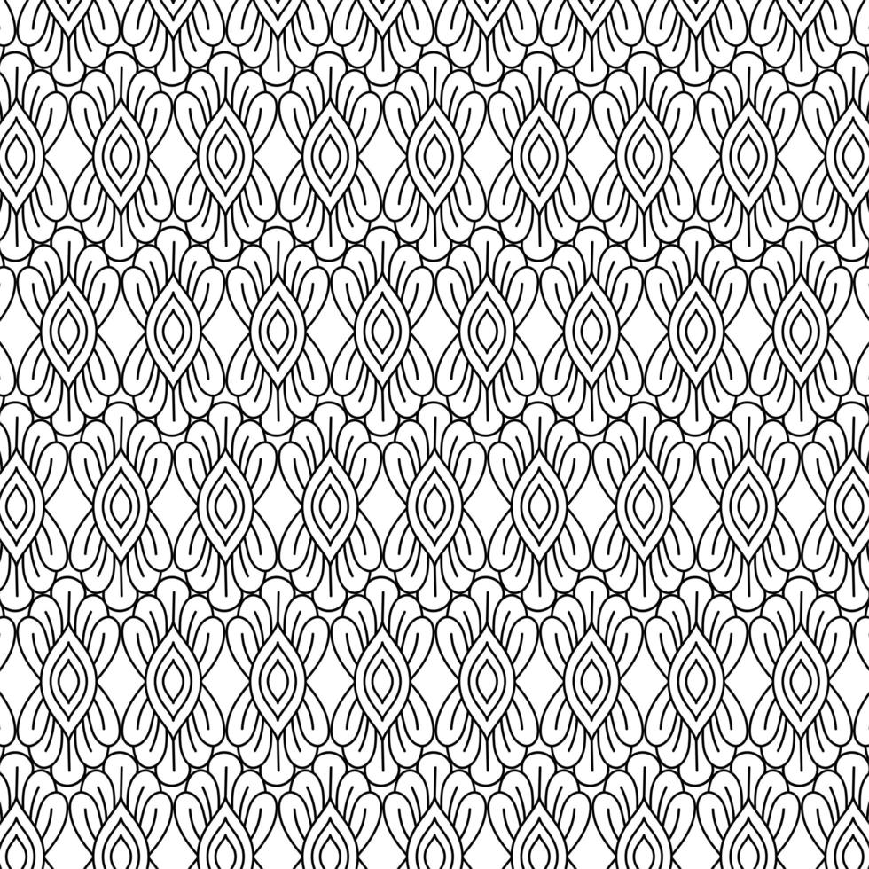 background black and white leaves pattern vector design