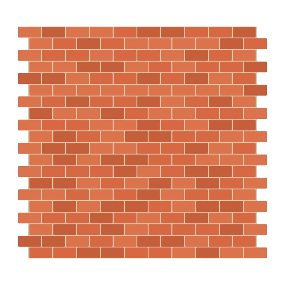 brick wall architecture vector