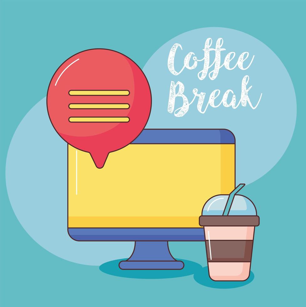 coffee break cartel vector