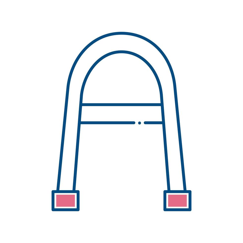 walker line style icon vector design